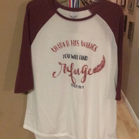 3/4 sleeve tee shirt - Picture 2 of 3